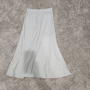 Grey maxi skirt